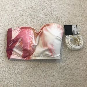 VS bikini top, strapless